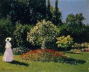 Claude Monet Jeanne-Marguerite Lecadre in the Garden Sainte-Adresse Sweden oil painting artist